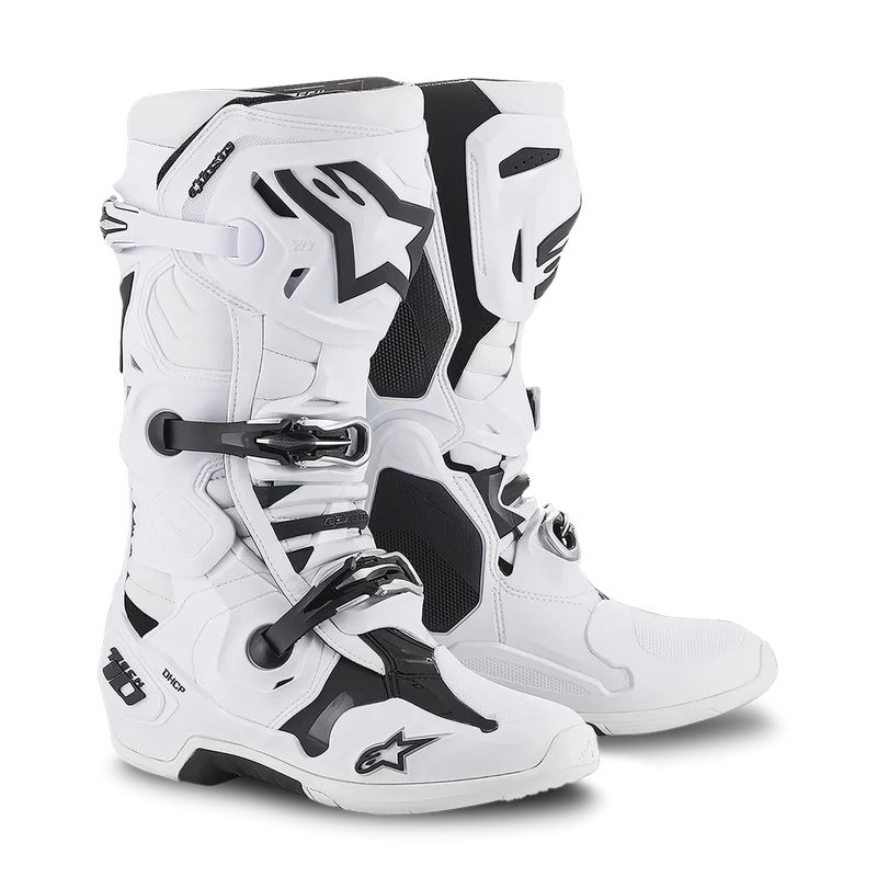Stivali Cross Alpinestars Tech 10 Bianco 43