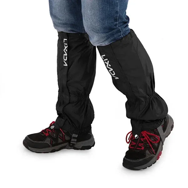 /EA/Lixada Par Gamasjer Utendørs Uni Glidelås Lukking Bære og Vanntett Stoff Gamasje Gamasje Trekk for Sykling Snowboard Vandring