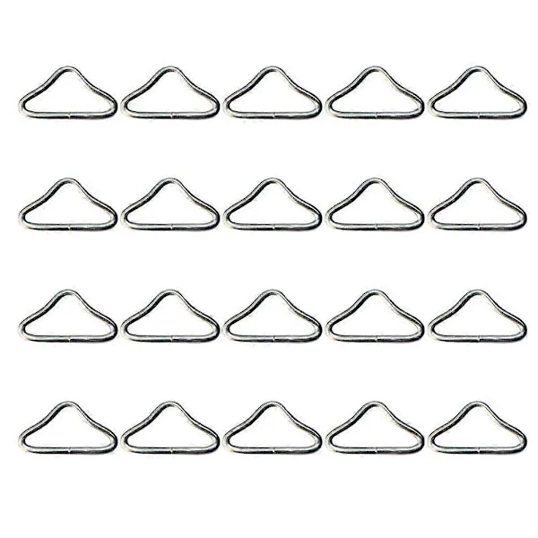 22 stk. Trampoline Trekantspenner Metall Trekant Ringer V-formet Trekant Ringer Trampoline Tilbehør (FMY)