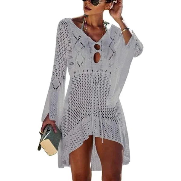 Beach Tops Sexiga Perspektiv Cover Klänningar Bikini Cover-ups Net Coverups