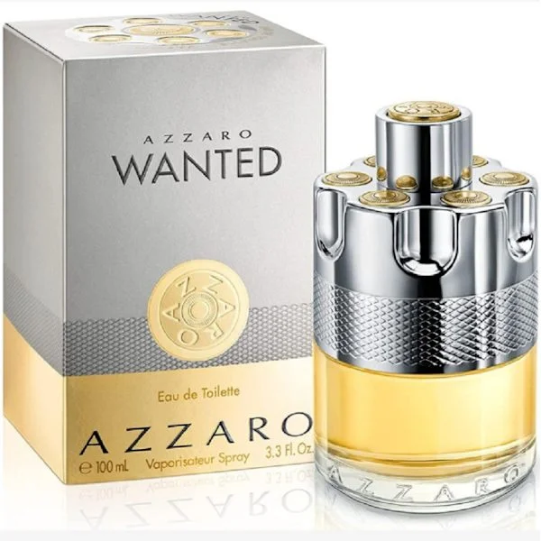 Azzaro The Most Wanted Parfum för män - En rik och lockande kryddig doft, perfekt för en dejt - Långvarig doft - Vit