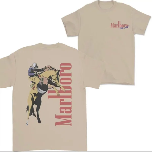 Marlboro Cowboy Wild West T-skjorte, Country Music Skjorte, Cowboy Killer T-skjorte