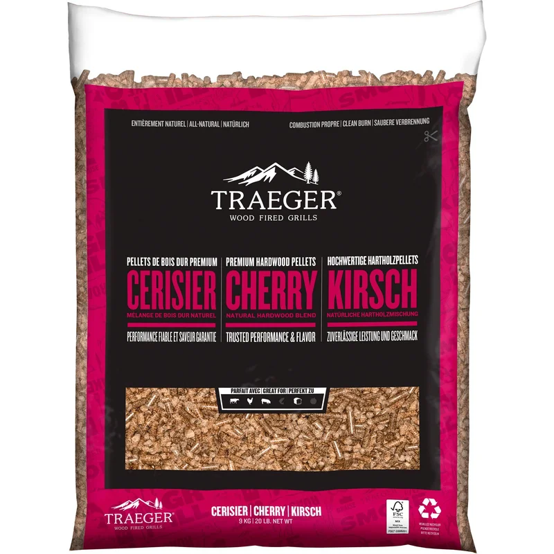 Traeger Träpellets, körsbär | Utematlagning > Grillkol, briketter & träpellets > Träpellets | Bagaren och Kocken