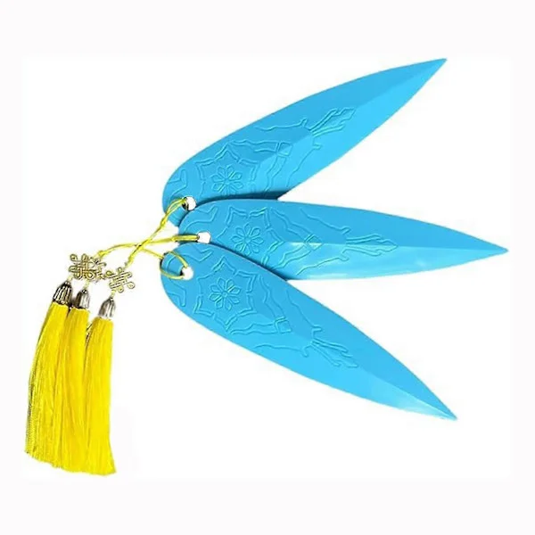 3 stk. Zoey's Prop Replica, Zoey's Dolke Cosplay Shuriken, Fantasy Tilbehør til Anime Kostume & Rollespil Prop Samling