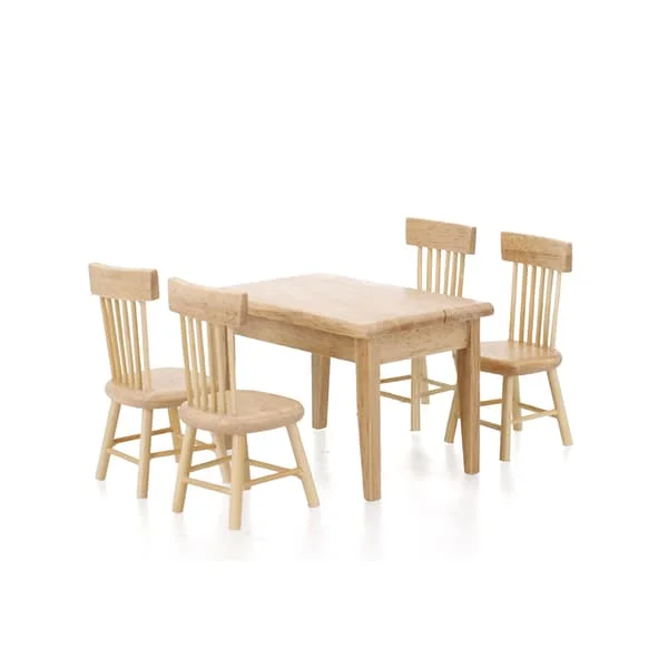 DIY 1:12 Model Spisestuestol Dukkehuse Miniature Møbelstol Realistisk Udsøgt Dukkehustilbehør