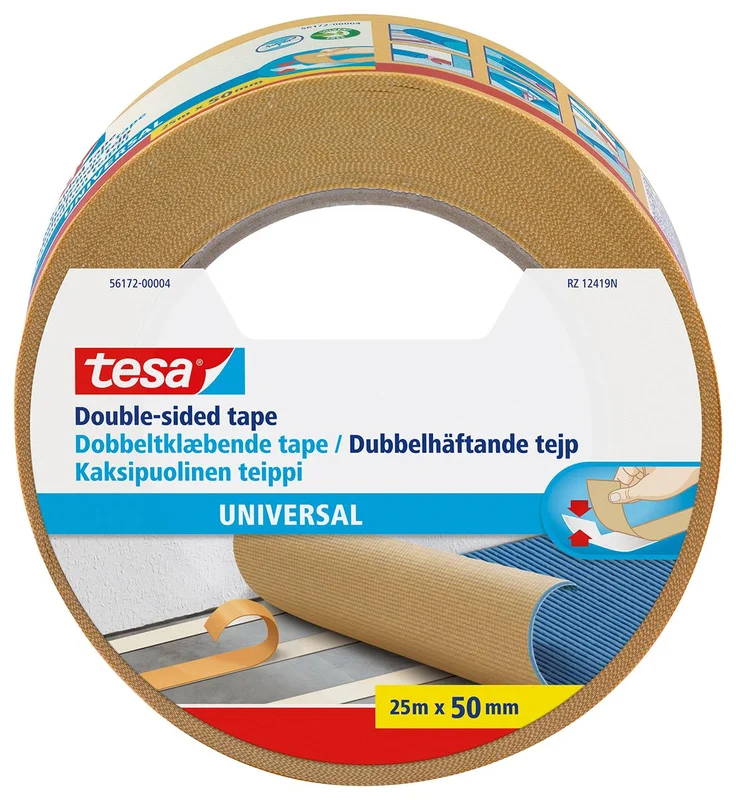 Tesa 56172 Monteringstape 25 m x 50 mm, Maskintilbehør & forbruk
