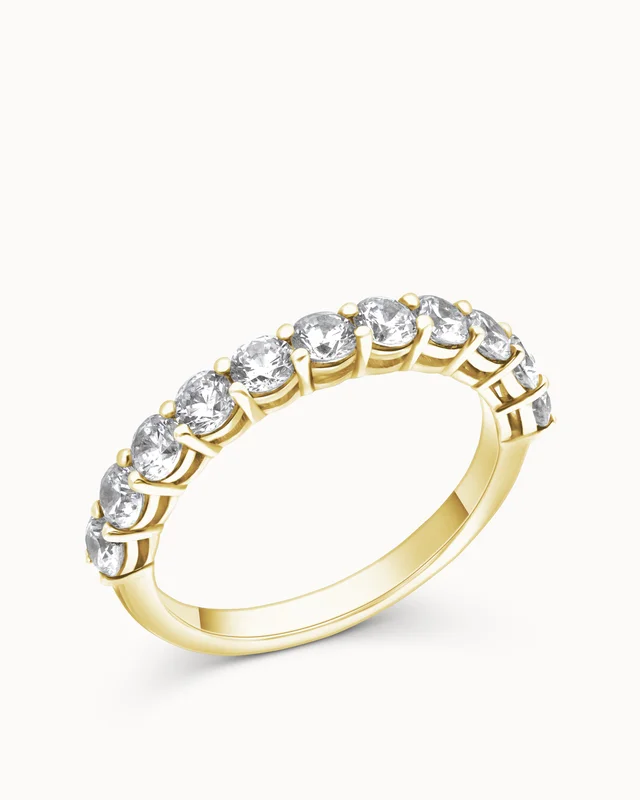 Eternity Ring Lilian 18K Geel Goud - Diamanten Ring met Natuurlijke Diamanten