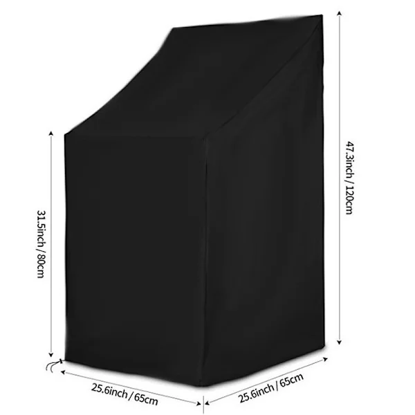 (134 x 66 x 63/89 cm)For stackable garden chairs garden and balco