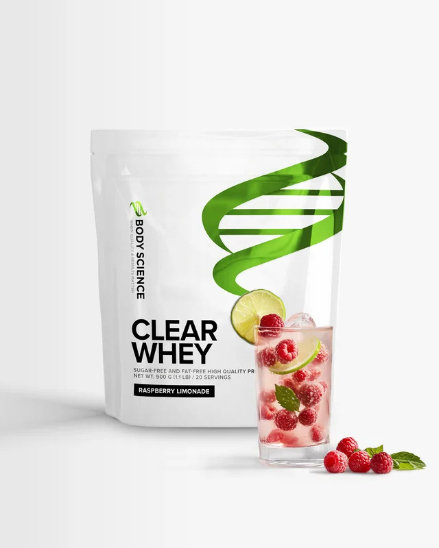 Body Science Clear Whey Peach - persikan makuinen proteiinijauhe