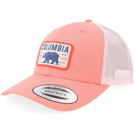Columbia - Rosa trucker Caps - Hot Coral Satin Trucker @ Hatstore