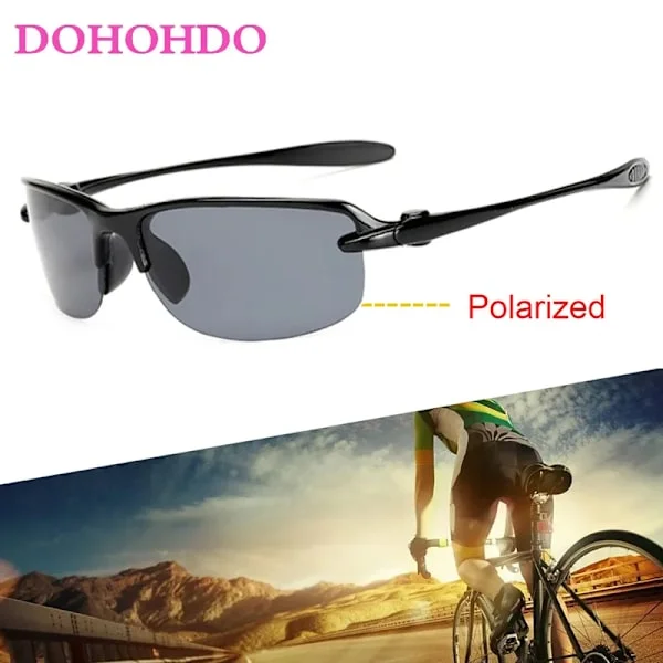 DOHOHDO Sports Solbriller Polariserede Polaroid Fiskesolbriller Sportsbriller Dame Solbriller Til Mænd UV400 De Sol Feminino