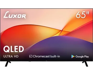 Luxor-LXQ6550UHD-65" 4K QLED-TV med fargerikt bilde og Android TV-Tv-56–70 tommer