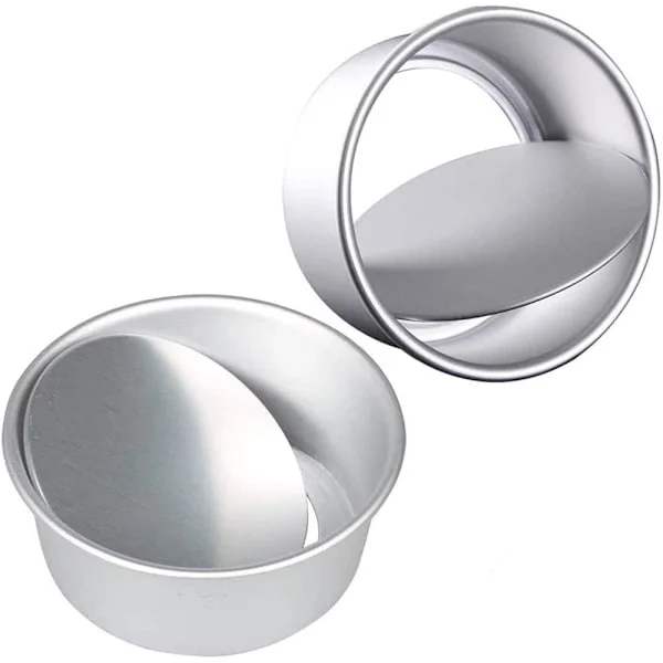 Non-stick Round Cake Pans with Removable Bottom for Baking Cakes Round Set 8inch