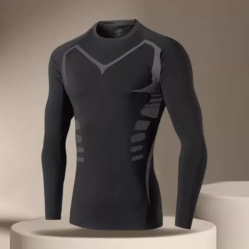 AliExpress - Heren T-shirt Heren Running Sport T-shirt Heren Compressie Fitness Tops Tee Sneldrogend Strak Training Gym Sport Running Shirts Jersey