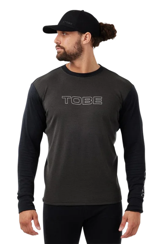 TOBE Ferox Merino Base Layer Shirt Jet Black XL