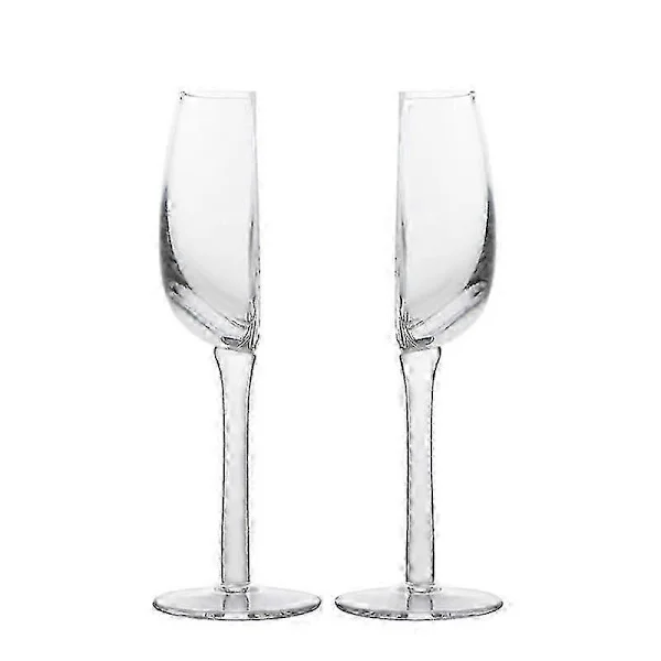 Halvt vinglass, halvt rødvinsglass, høykvalitets klart glass - perfekt for rødvin