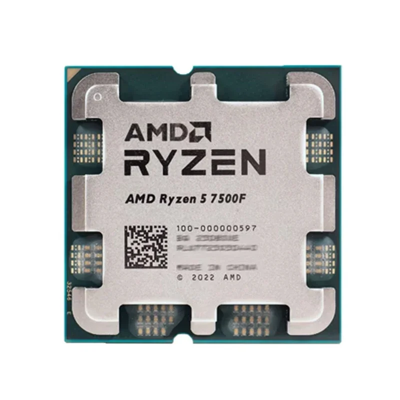 AliExpress - Processeur de bureau AMD Ryzen 5 7500F, 6 cœurs, 5,0 GHz, 38 Mo de cache, socket AM5 (refroidisseur non inclus)