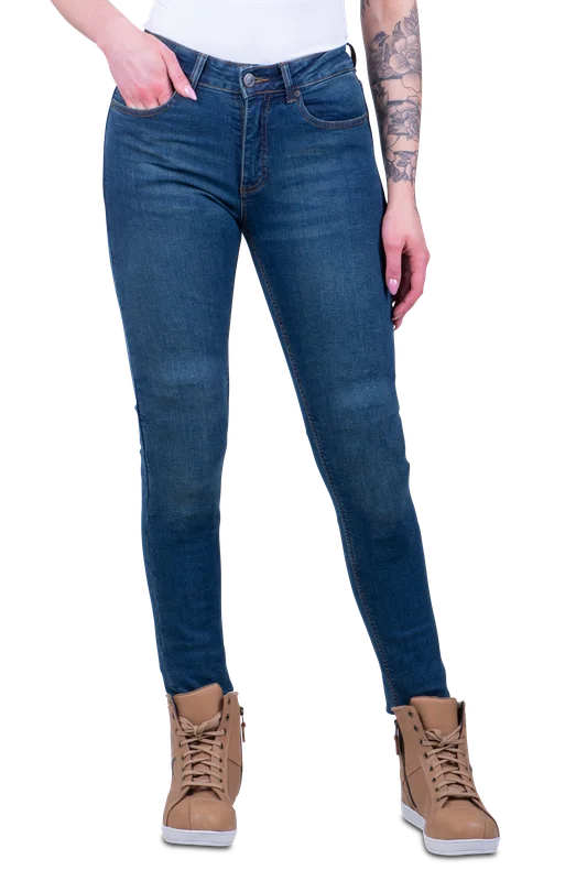 MC-Jeans Course Lara Slim Fit Dame Blå W28 x L28