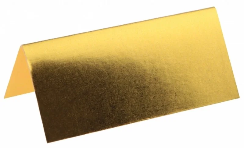 Bordsplacering metallic guld 10-pack - Bröllop Dekoration - Dop Dekoration - Dukning & Dekoration - Nyår Fest Dekoration - Kalaslagret.se