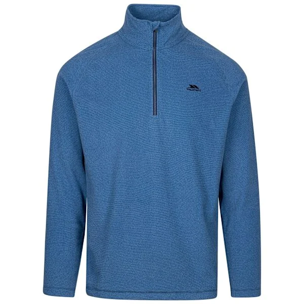Trespass Herr Keynote Anti Pilling 1/4 Zip Fleecetröja L Harbour