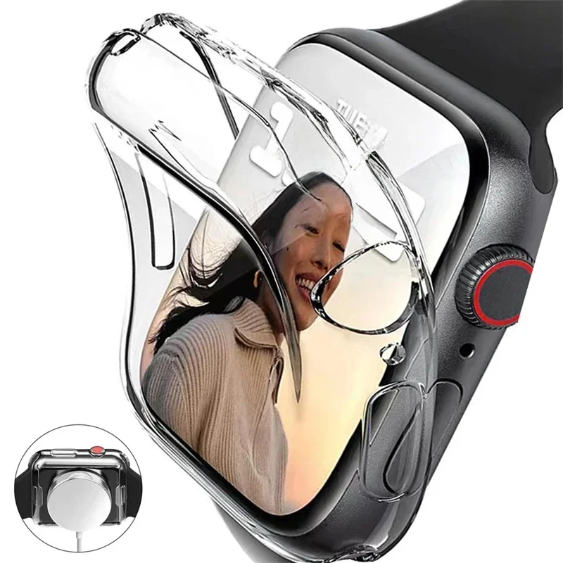 AliExpress - Armband für Apple Watch Band 45MM 44MM iwatch 41MM 40MM Handgelenk Armband Displayschutzfolie Apple Watch Serie 8 7 SE 6 5 4 3 Band