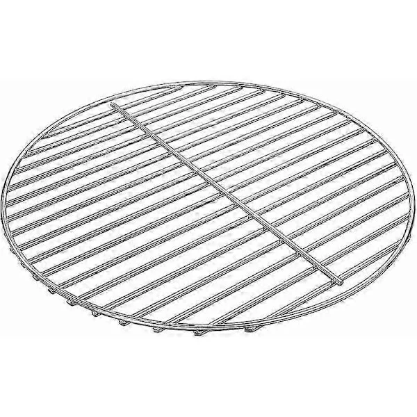 7440 34CM Grillgaller i blank nickelpläterat stål för Weber kolgrill 47CM, Weber One-Touch, Bar-B-Kettle,