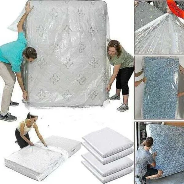Vanntett madrassbeskytter. Madraskover. Oppbevaringsposer i plast