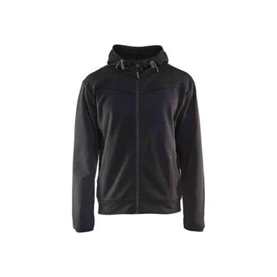 Blåkläder 336325269998L Huppari vetoketjullinen, musta/tummanharmaa Koko L, Vaatteet