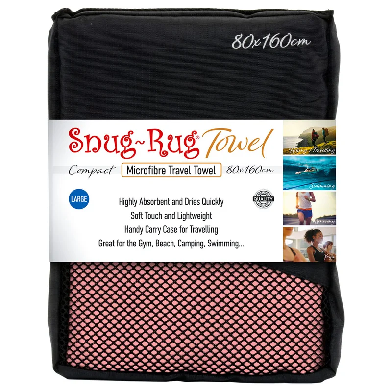 Snug-Rug Pyyhe Iso Vaaleanpunainen