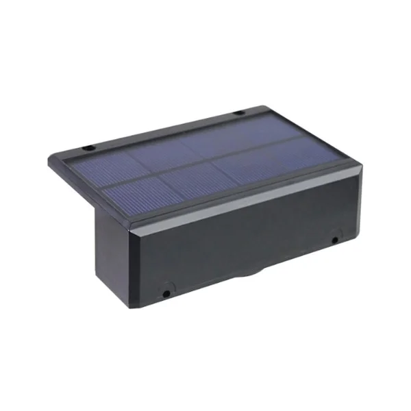 Solcelle Utelys Solskinn Hage Gjerde Lampe LED Vanntett Soltrapp og Nedover Hagegård Gate