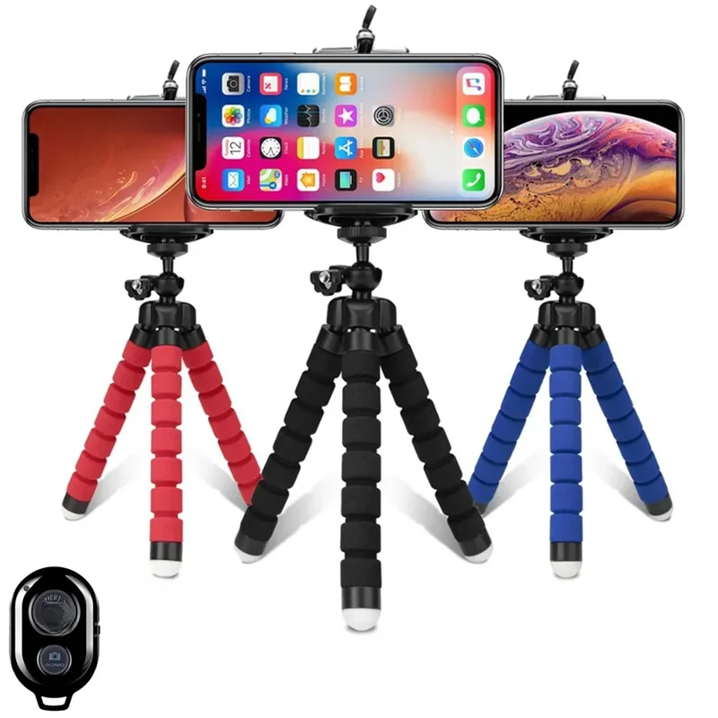 AliExpress - Stative Stativ Für Telefon Mobile Kamera Halter Clip Smartphone Einbeinstativ Kuttel Stehen Octopus Mini Stativ Für Telefon