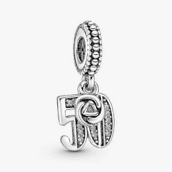 925 Sterling Sølv Charms Perler 18 21 30 Feiring Anheng Charm Passer Pandora Armbånd Halskjeder Smykker For Kvinner[TT]