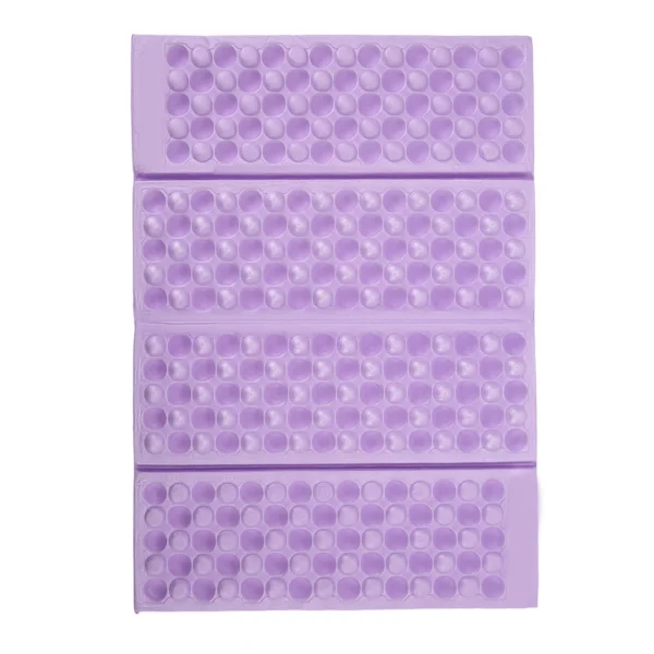 Picnic Beach Seat Cushions Foldable Portable Outdoor Camping Seat Pad EVA Seat Cushion Purple