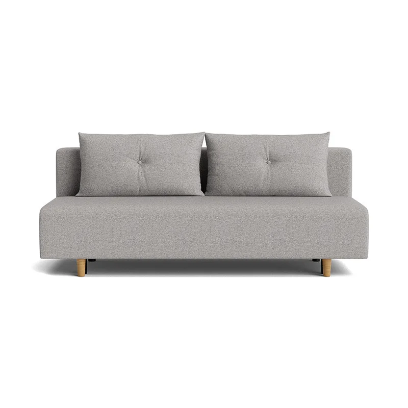 Houston 2 personers sovesofa, opbevaring - Neve Lysegrå - 200x87x85 - Sofa, sovesofa - 2 personers sovesofa med sovemål 133x200cm