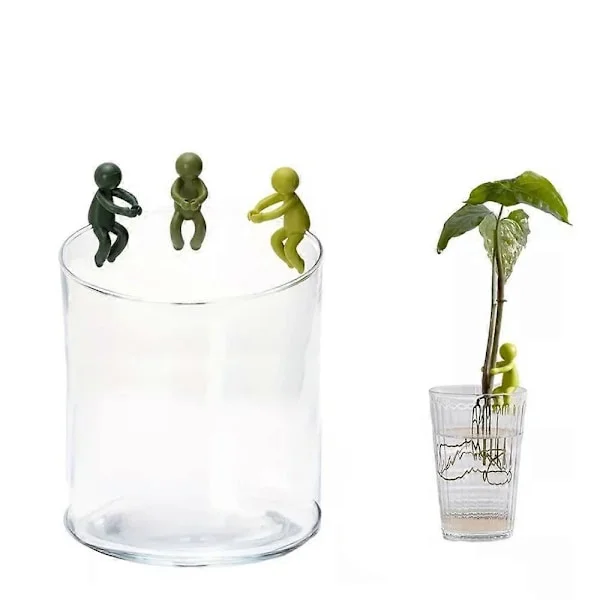 3 stk. Plante-støtter i blandede farver, Dekorative Plante-støtter, Plante-formering Buddy