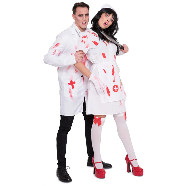 Zombie Sykepleier Kostyme M/L
