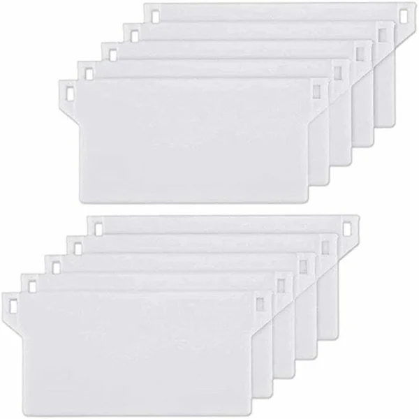 10 Pieces California Blinds Weight Plates Vertical Blinds Ballast Weight Vertical Blinds Ballast Plate 127 mm White Replacement Part