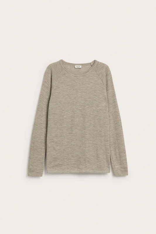 Kappahl | Ulltrøye i merinoull Melert beige 146/152 | Barn