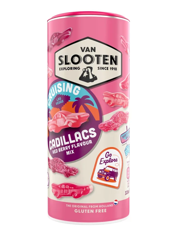 Van Slooten Pretty Pink Cadillacs 320g 0.32kg