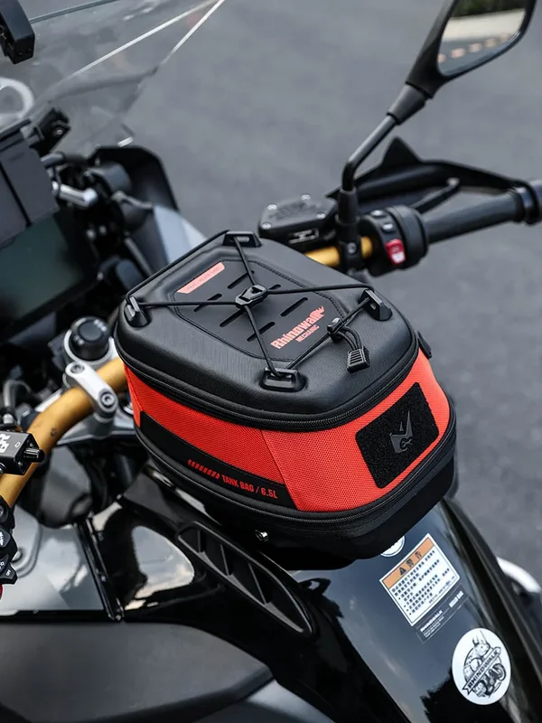 AliExpress - Rhinowalk Motorrad Magnetische Tanktasche Set Magnetischer Schnellverschluss 6,5L Motorrad-Gepäcktasche mit Adapterring für BMW DUCATI 
