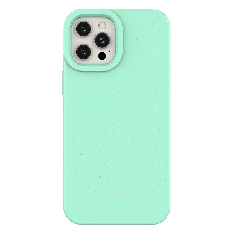 Eco Case-etui for iPhone 12 Pro Silikon deksel Telefonskall Mint