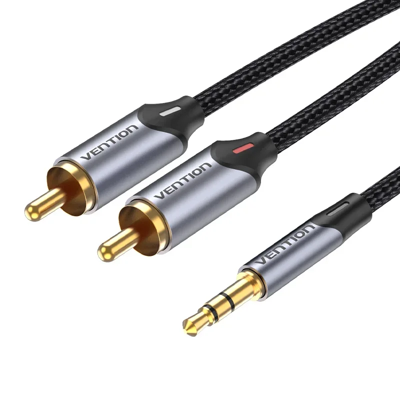 AliExpress - Vention RCA-Kabel 3,5 mm auf 2 RCA-Splitter RCA-Buchse 3,5 Kabel RCA-Audiokabel für Smartphone-Verstärker Heimkino AUX-Kabel RCA
