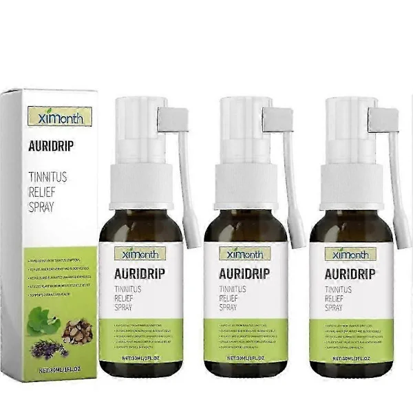 Tinnitus Relief Spray, Øre Tinnitus Sprays, Tinnitus Lindring for Ringende Ører, Øredråber til Tinnitus 1-5 stk.