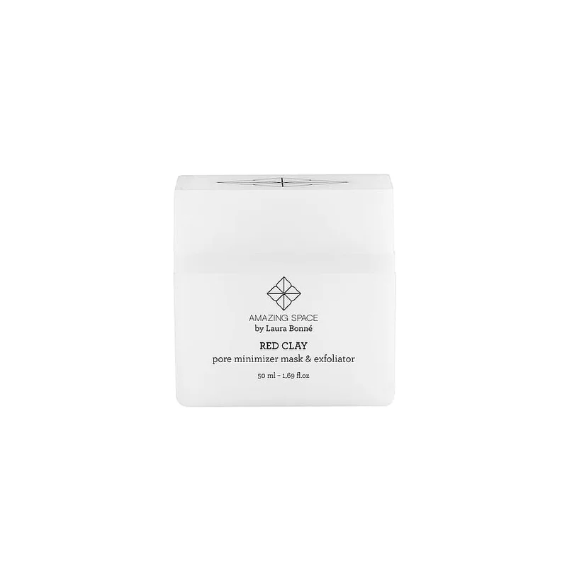 AMAZING SPACE Red Clay – Pore Minimizer Mask & Exfoliator 50 ml, Hudpleje, Renseprodukter, Scrub