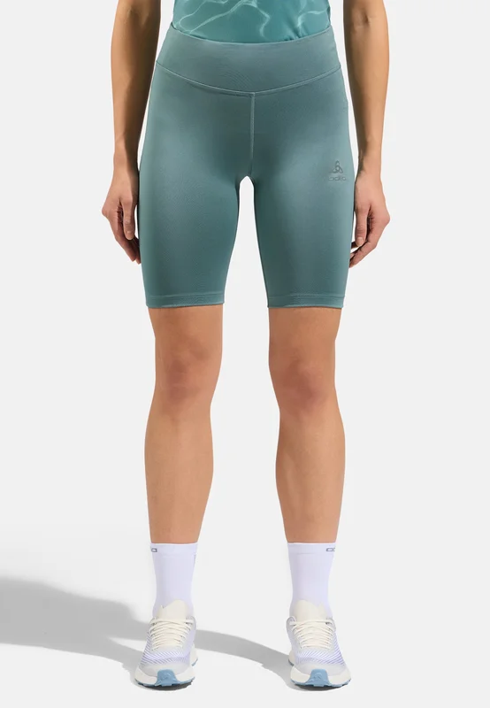 Odlo Women's Essential Short Running Tights, XS, green