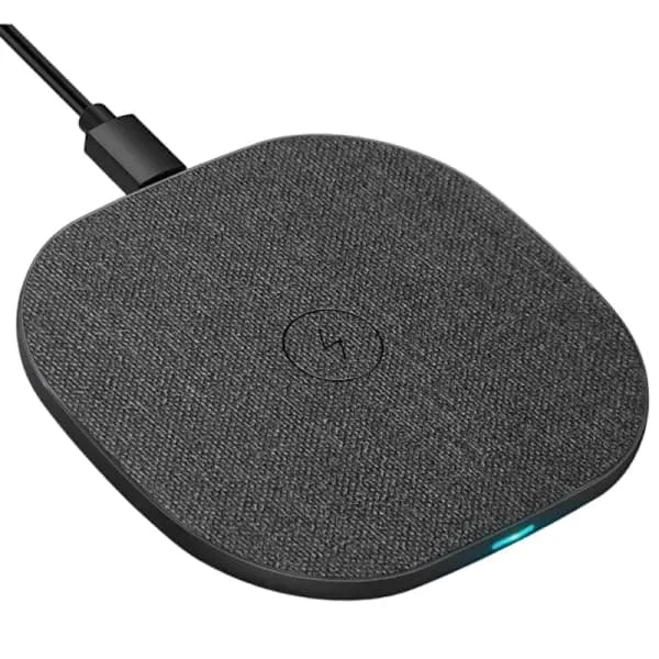 Fast Wireless Charger, Qi Inductive Charging Pad for iPhone 13 Pro/12/11/X/xr/8, Samsung Galaxy s21/S20/s10, Note 20/10 Ultra and Huawei p30