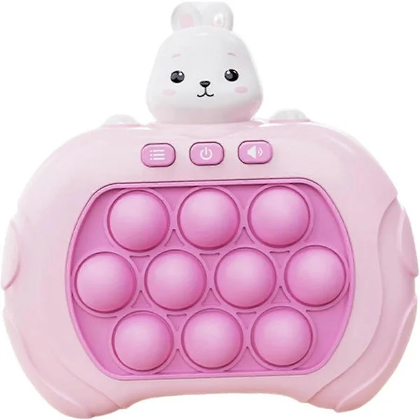 Pop It -peli - Pop It Pro -valopeli nopea painallus Fidget-peli vaaleanpunainen pupu