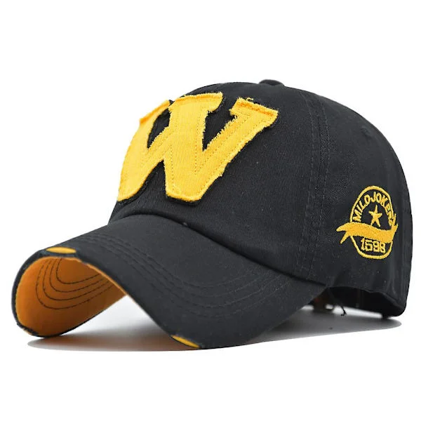 2023 Vasket Baseball Cap Forår Og Sommer Ny Hat W3d Broderi Bogstaver Baseball Cap Mænd Og Kvinder 49 Retro Toppet Kasket