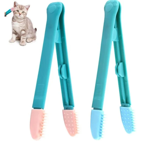 Anti-plet kamme til små hunde. Metal plejekam til fjernelse af skorper, slim og lopper. Plejekam til hunde og katte.
