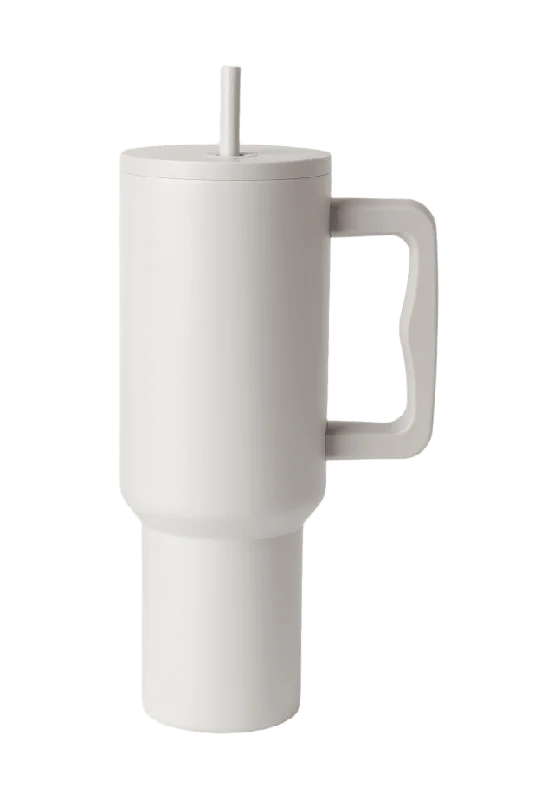 Åhléns Home Termosmugg med handtag 1,18 L Köksredskap Beige ONESIZE